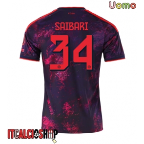 Bayern Munich Ismael Saibari #34 Terza Maglia 2026-27 Manica Corta Bayern Munich Ismael Saibari #34 Terza Maglia 2026-27 Manica Corta